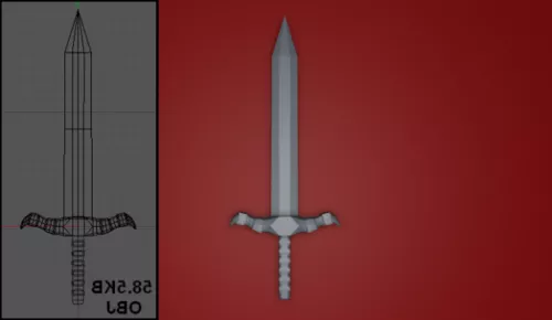 Medieval Sword V1 3d model Medieval Sword V1 3d model