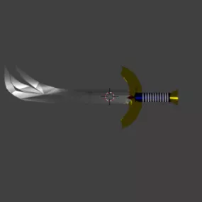 Monster Cartoon Sword 3d model