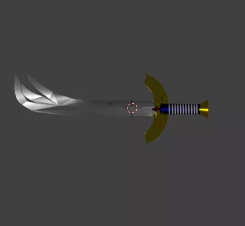 Claymore Sword Weapon 3d model
