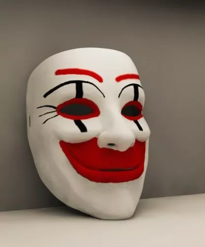 Joker Mask V1 3d model Joker Mask V1 3d model