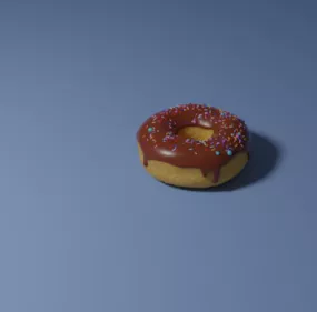 Home Donut Food 3d model