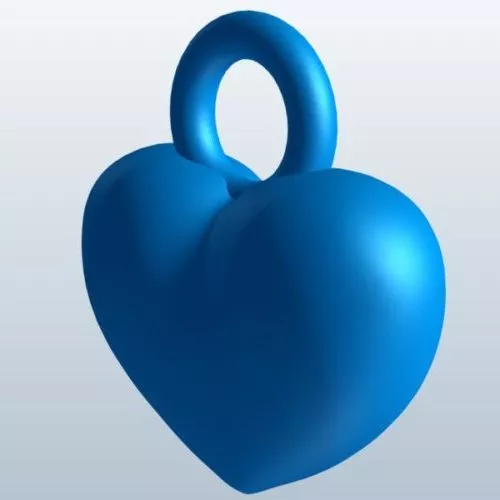 Heart Lock 3d model Heart Lock 3d model
