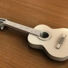 Guitar Classic Style 3d model