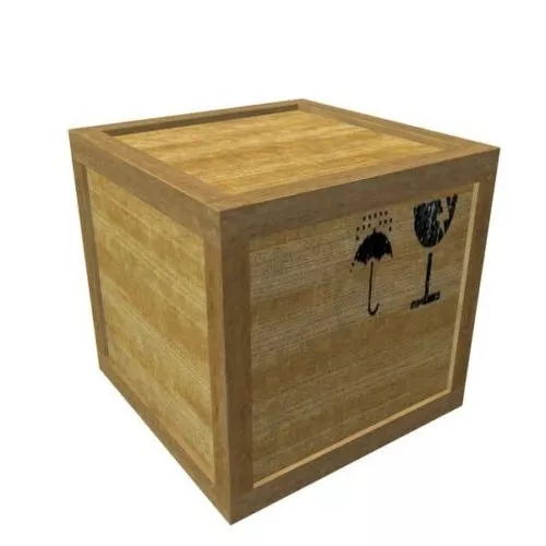 Plastic Crate 3d model