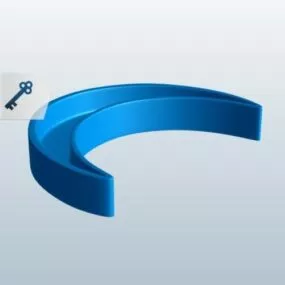 Crescent Moon Printable 3d model