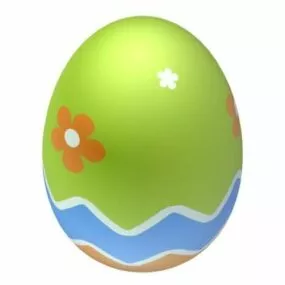 Christmas Easter Egg 3d model