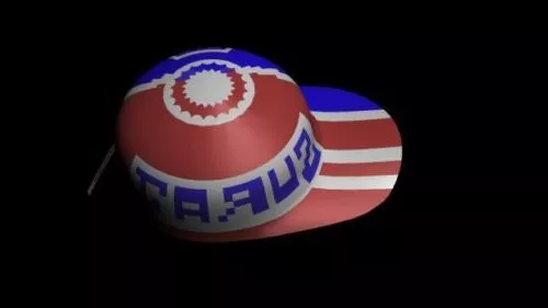 American Cap 3d model American Cap 3d model