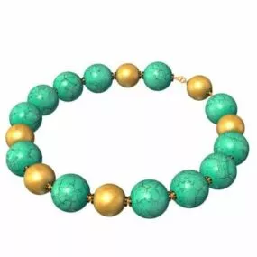 Necklace Sphere Jade 3d model