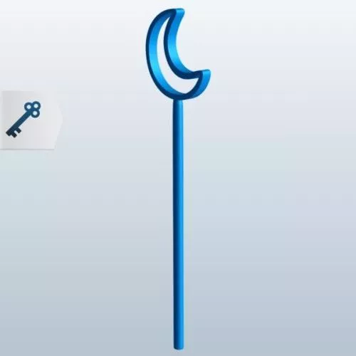 Crescent Moon Figurine 3d model Crescent Moon Figurine 3d model