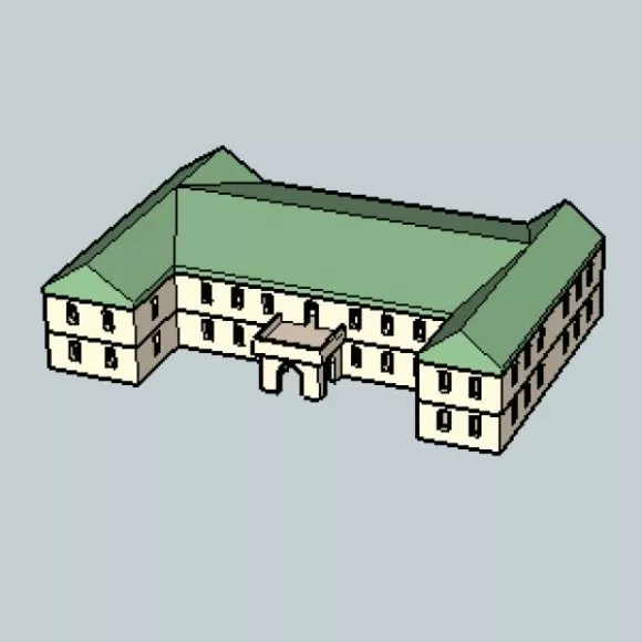 Ancient China House 3d model