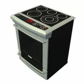 Stove With Range 3d model