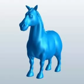 Short Horse 3d model