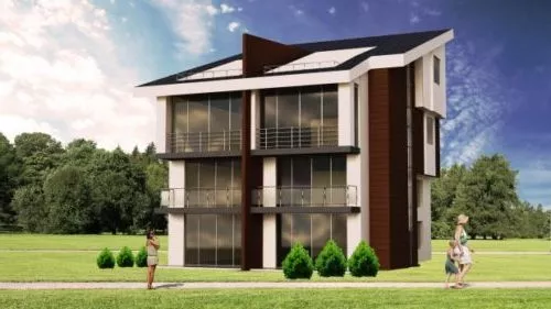 Glass Office Architecture Building 3d model