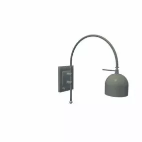 Curved Arm Wall Sconce Modernism 3d model