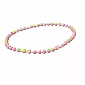 Necklace Sphere Modular 3d model