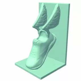 Shoe With Wings 3d model