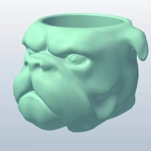 Realistic Bulldog 3d model