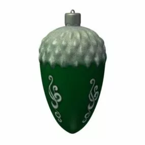 Bulb Ornament Christmas 3d model