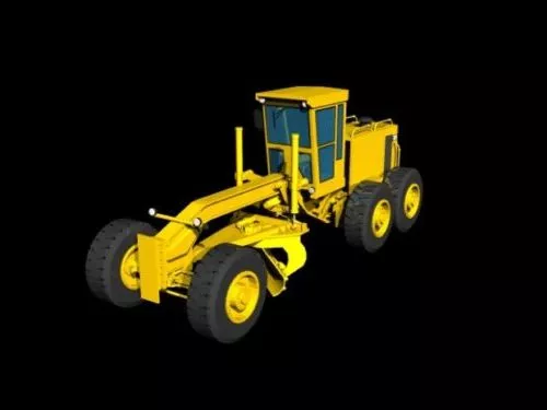 Grader 16g Truck 3d model Grader 16g Truck 3d model