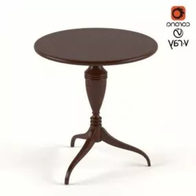 18th Century Tea Table 3d model