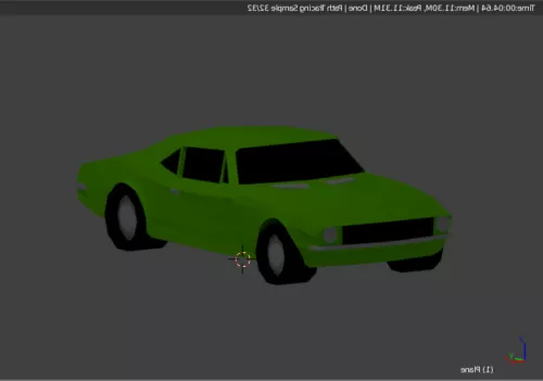 Camaro Lowpoly 1960 Car 3d model Camaro Lowpoly 1960 Car 3d model