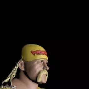 Hulk Hogan Wwe Character 3d model