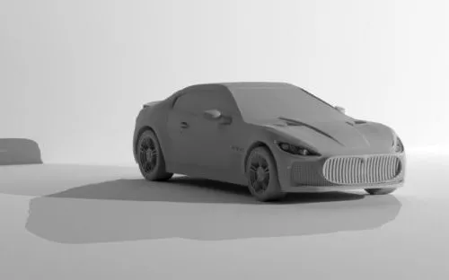 Maserati Alfieri White 3d model