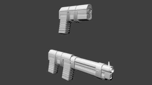 Ar10 Machine Gun Weapon 3d model