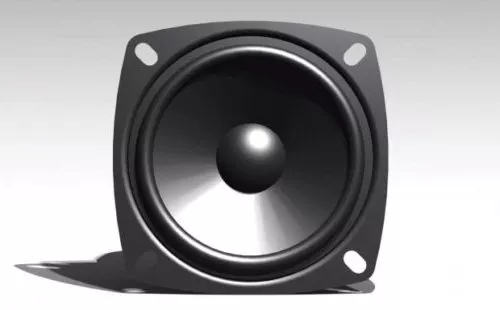 Speaker With Subwoofer 3d model