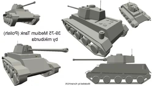 Russian T38 Amphibious Light Tank 3d model