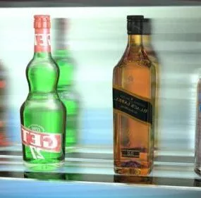 Whisky Vodka Bottles 3d model