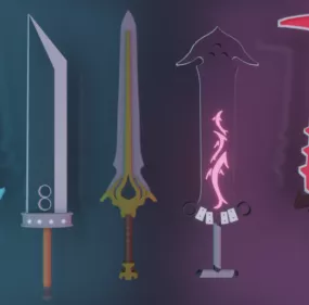 Famous Gaming Swords 3d model