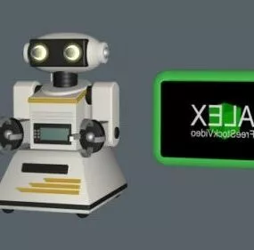 Vintage Robot Concept 3d model