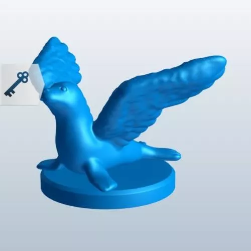 Animal Elephant Table Figurine 3d model