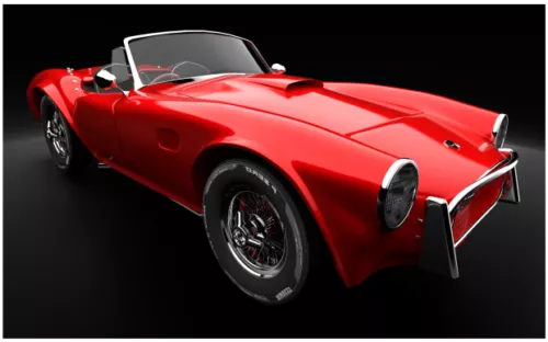 Ac Cobra Convertible Car 3d model Ac Cobra Convertible Car 3d model