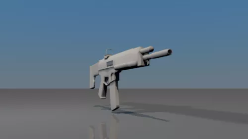 Weapon Acr Combat Rifle 3d model Weapon Acr Combat Rifle 3d model