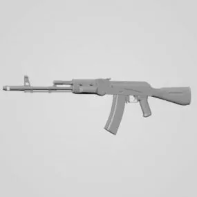 Ak-47 Gun Weapon 3d model