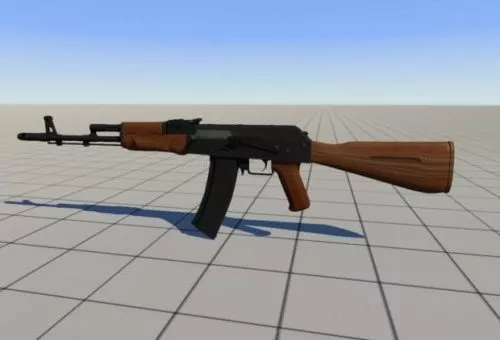Ak-74 Gun 3d model Ak-74 Gun 3d model