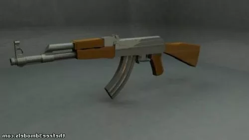 Mauser Rifle With Stand 3d model