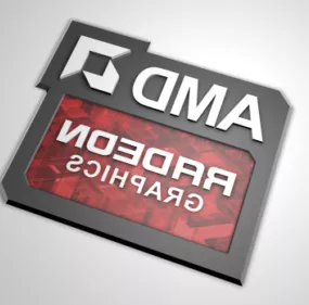 Amd Radeon Graphic Logo 3d model