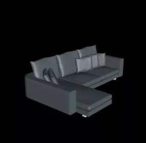 Sectional Armchair Basic Design 3d model