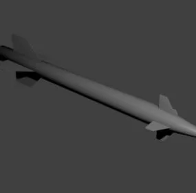 As-25k Missile Asm 3d model