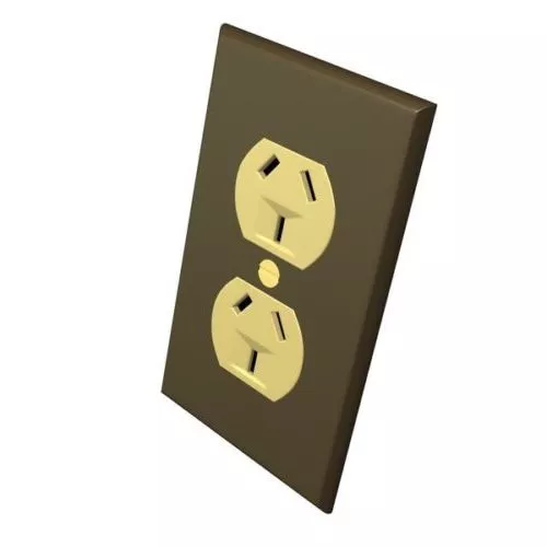 Socket Round Shape 3d model