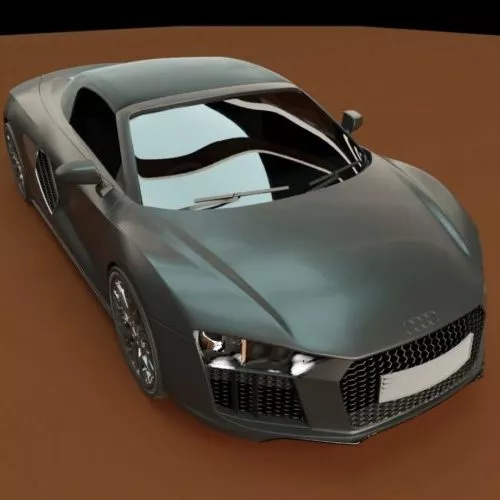 Audi R8 Spyder V1 3d model Audi R8 Spyder V1 3d model
