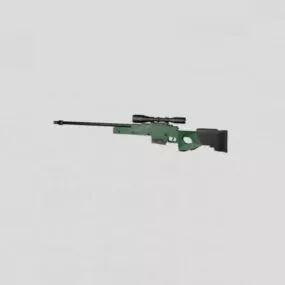Awp Rifle Gun 3d model