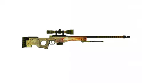 Awp Dragon Lore Gun 3d model Awp Dragon Lore Gun 3d model