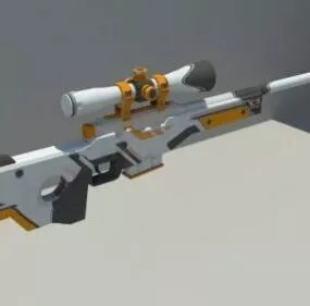 Awp Rifle Gun V1 3d model