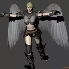 Abigail Character 3d model