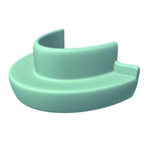 Art Deco Patio Bench 3d model