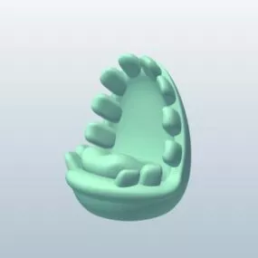 Eggface Abstract Chair Furniture 3d model